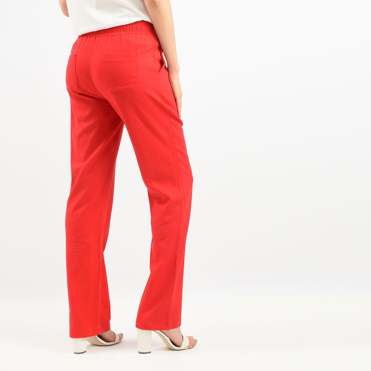 SOUTHLAND - Pantalón Recto para Mujer Tiro alto Southland