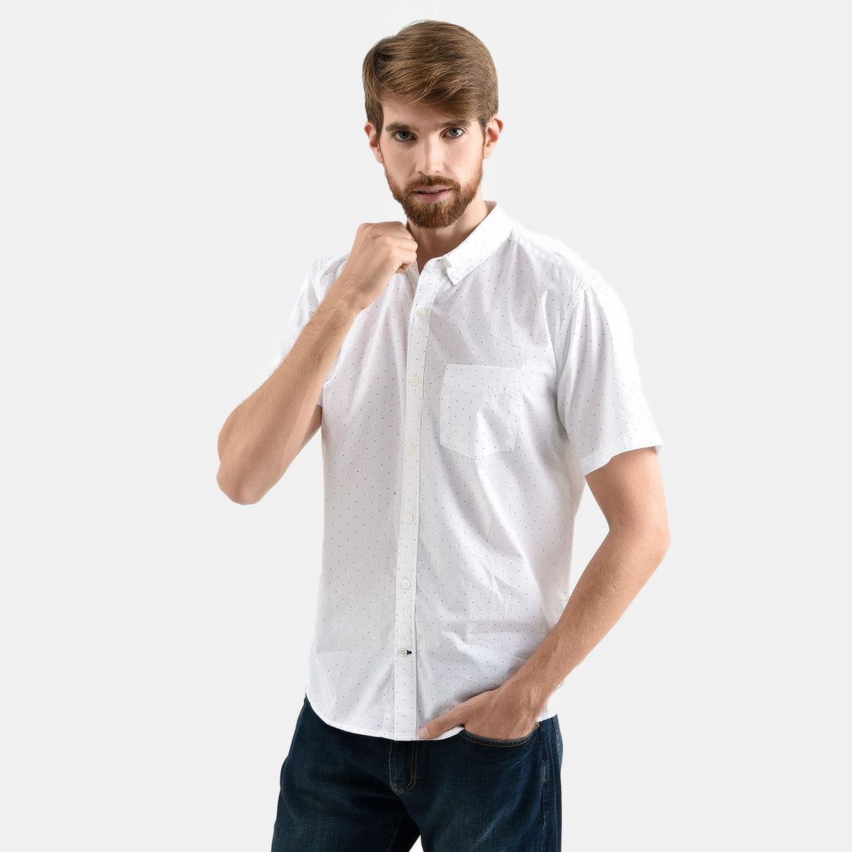 GAP - Camisa Casual Hombre Manga Corta Gap