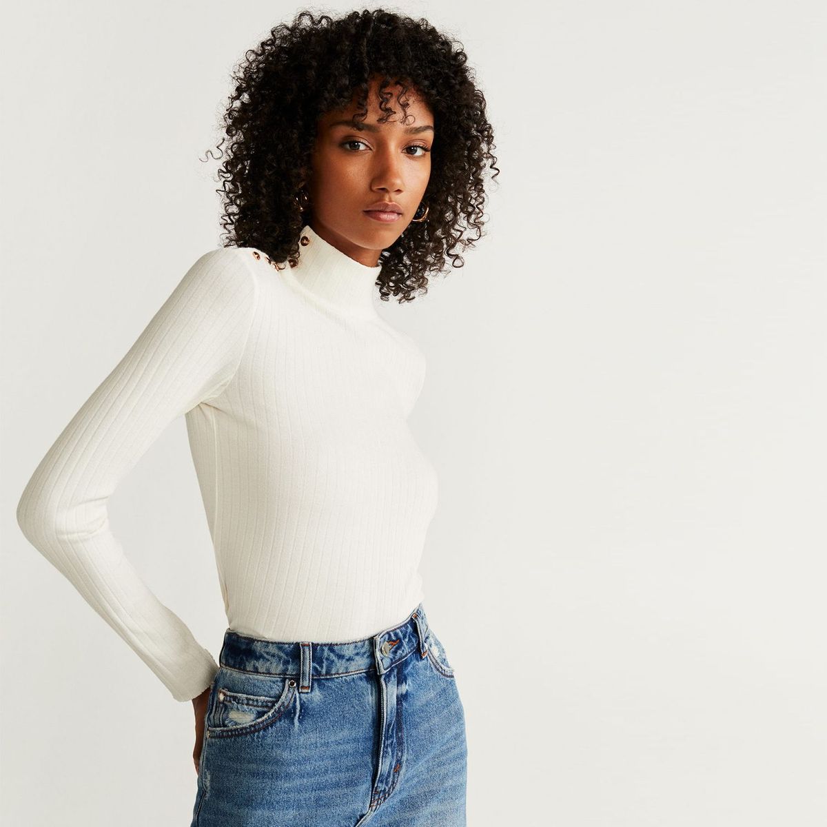 MANGO - Sweater Metal