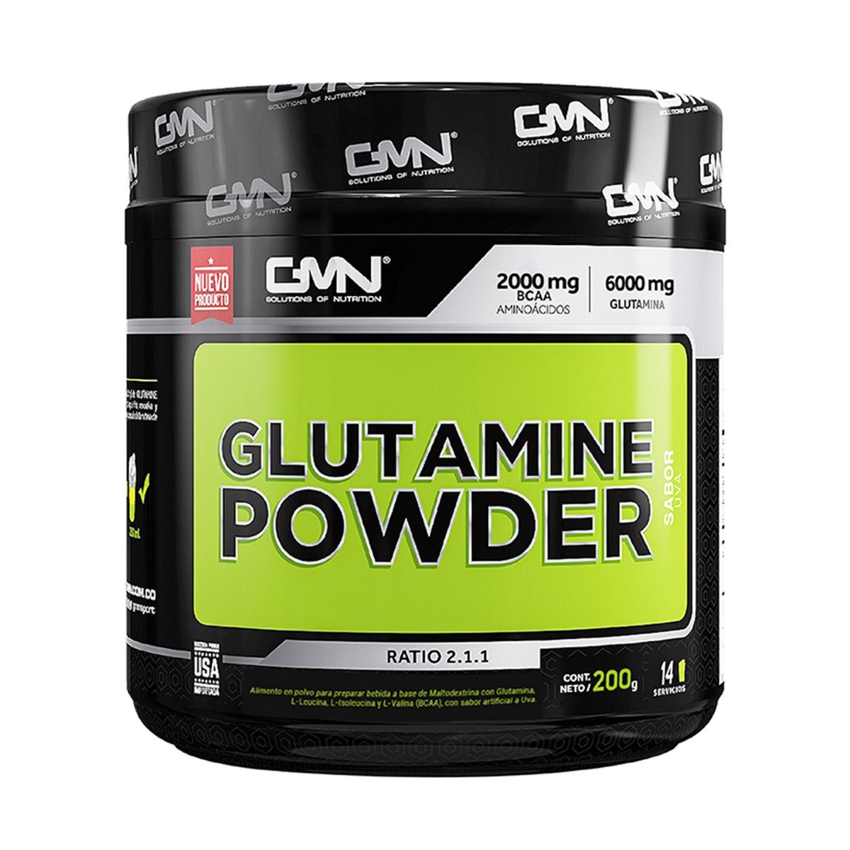 GMN - Glutamine Powder X 200 G