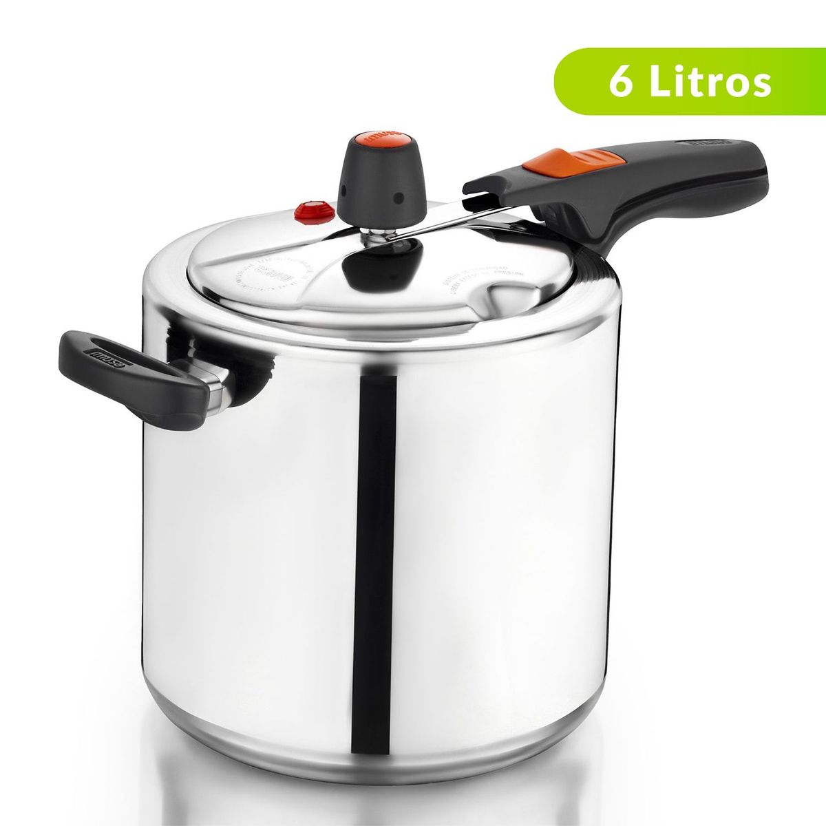 IMUSA - Olla a presión Imusa 6 litros Smart Aluminio 