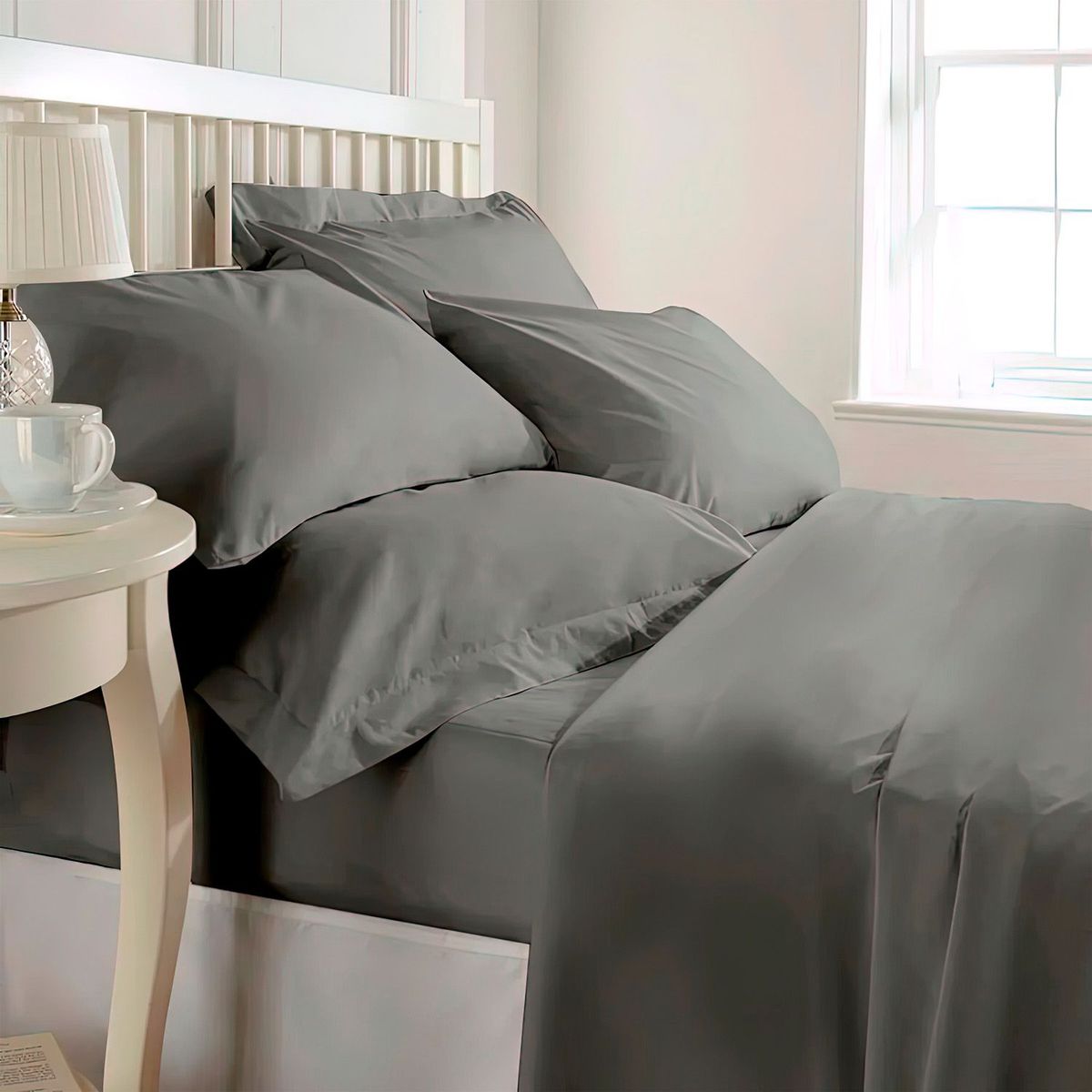 MY HOME STORE - Juego de Sábanas Lisa de Microfibra Microtex My Home Store