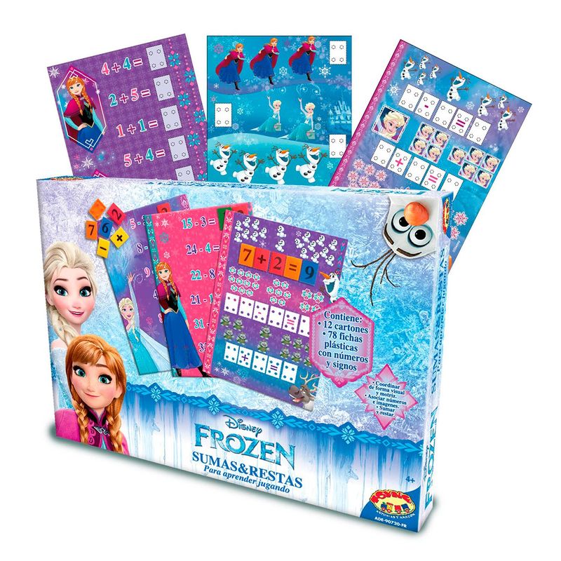 DISNEY - Juego de Mesa Frozen Educativo Sumas y Restas