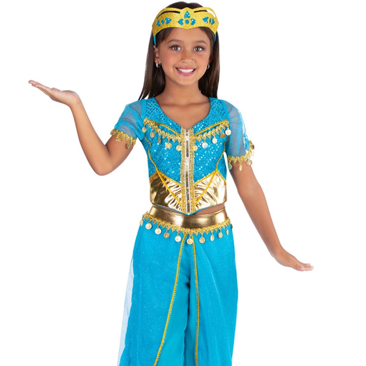 FANTASTIC NIGHT - Disfraz para niña princesa árabe fantasía