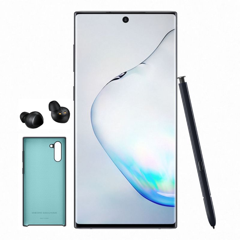 SAMSUNG - Galaxy Note10 256GB + Buds + Cover