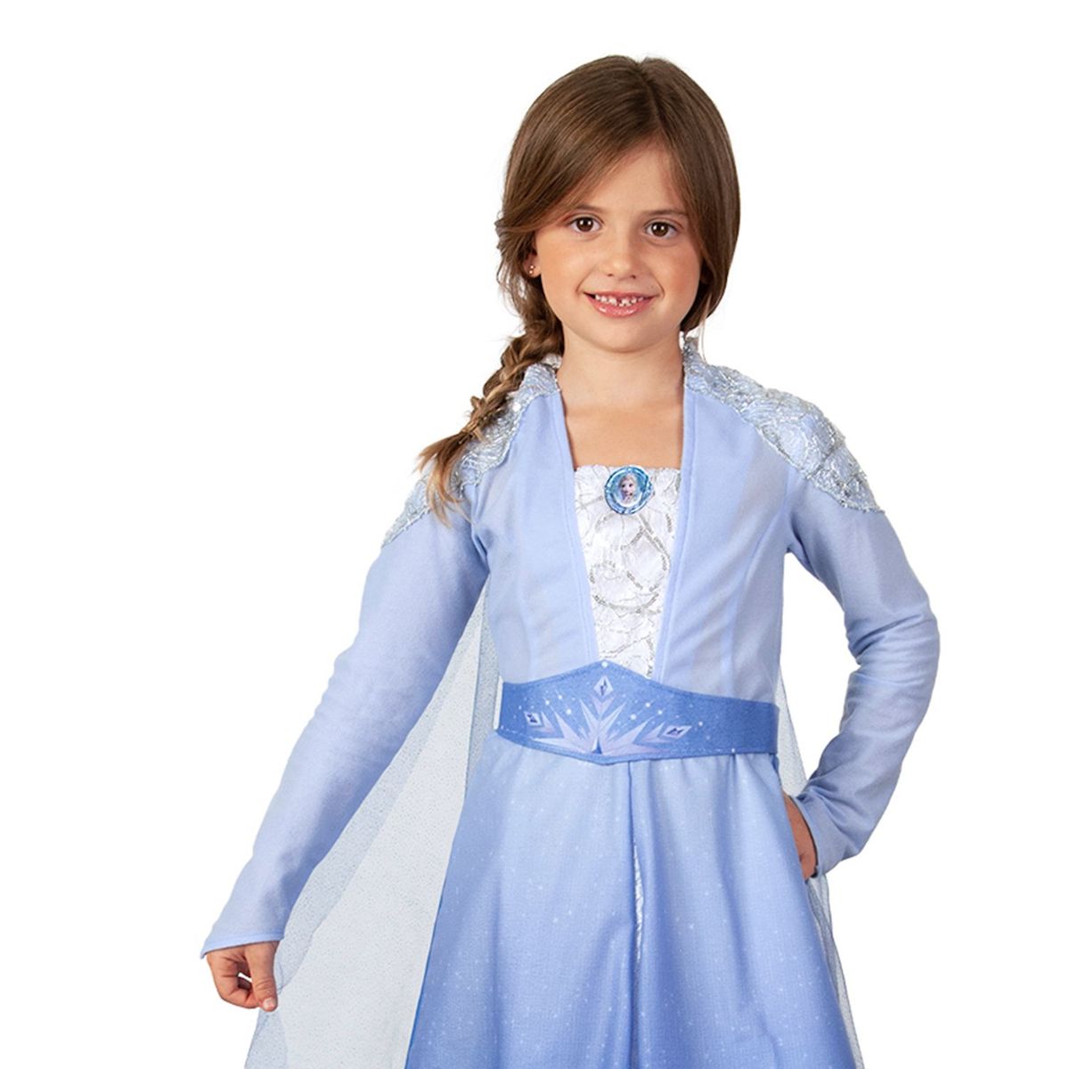 DISNEY - Disfraz de Elsa FROZEN 2 para niña Disney  - Disfraz Elsa FROZEN