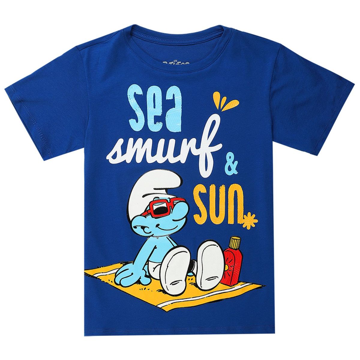  - Camiseta Niño Algodón Pitufos