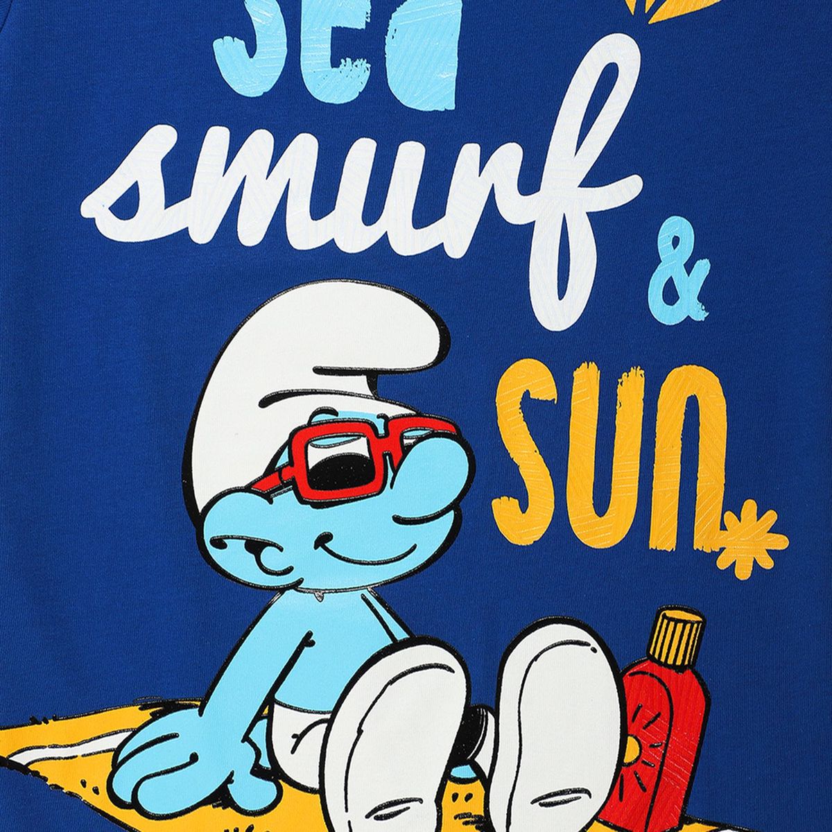  - Camiseta Niño Algodón Pitufos