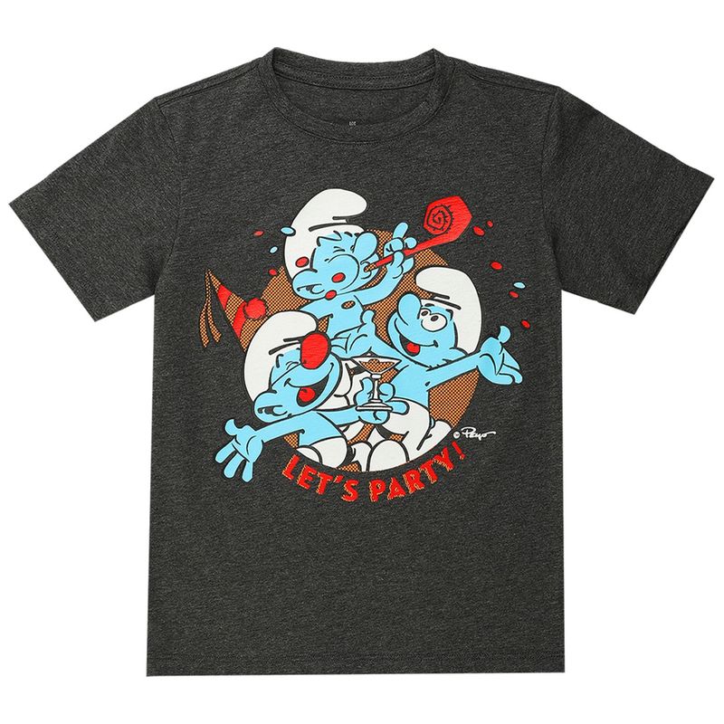  - Camiseta Niño Algodón Pitufos