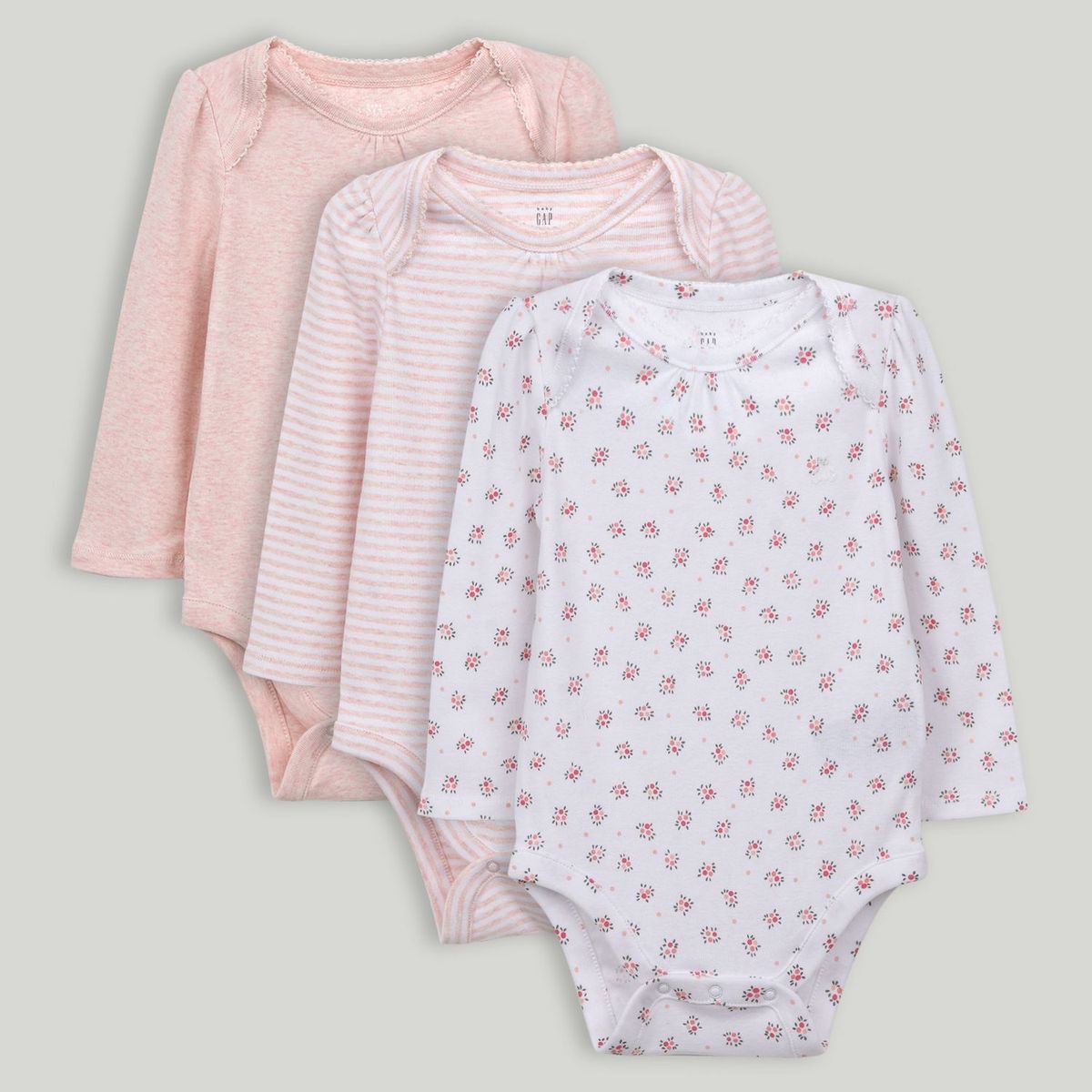GAP - Bodies Bebé Niña Pack x 3 GAP