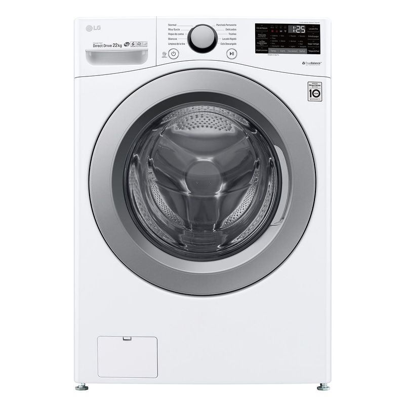 LG - Lavadora LG Carga Frontal 22 kg WM22WV26S.ABWEC