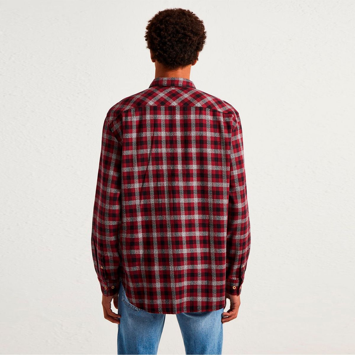 FRENCH CONNECTION - Camisa Subtle Dobby Roja