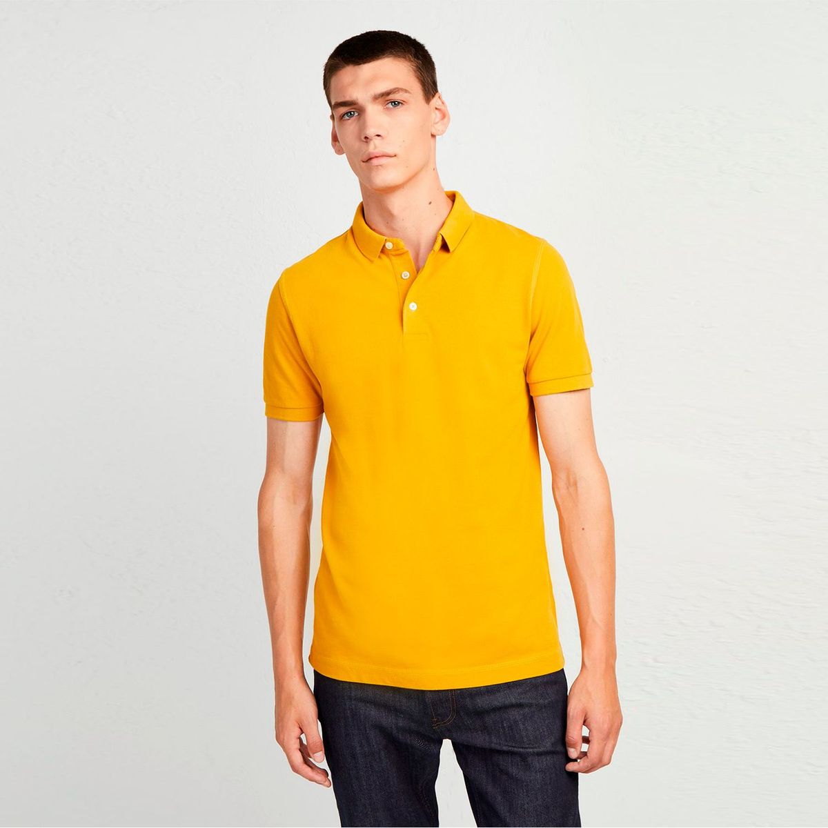 FRENCH CONNECTION - Camiseta Polo pique Amarilla