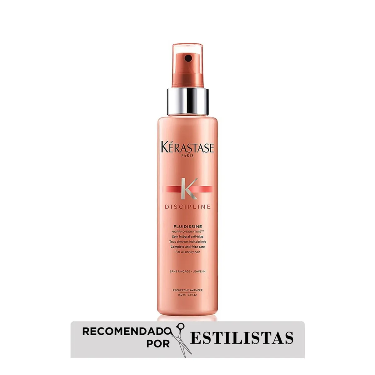 KERASTASE - Spray Termoportector Kérastase Discipline Fluidissime para frizz 150ml 