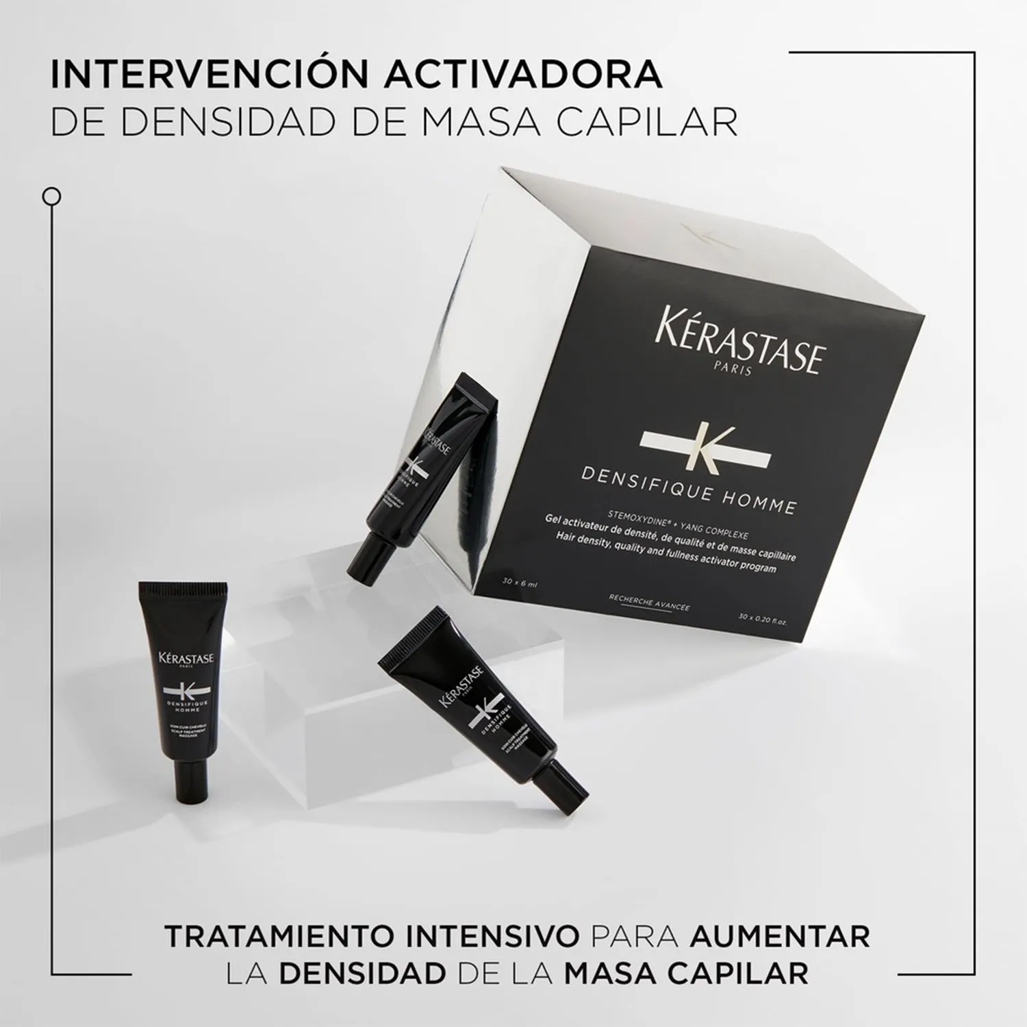 Kérastase Densifique Homme 30本セット Tratamiento cura Kérastase Densifique hombre engrosador cabello