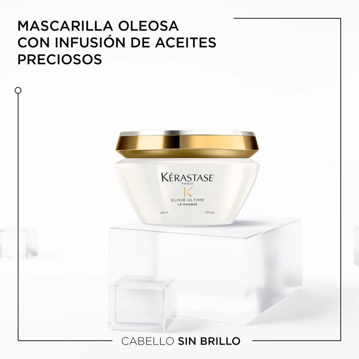 KERASTASE - Mascarilla Kérastase Elixir Ultime aporta brillo 200ml 