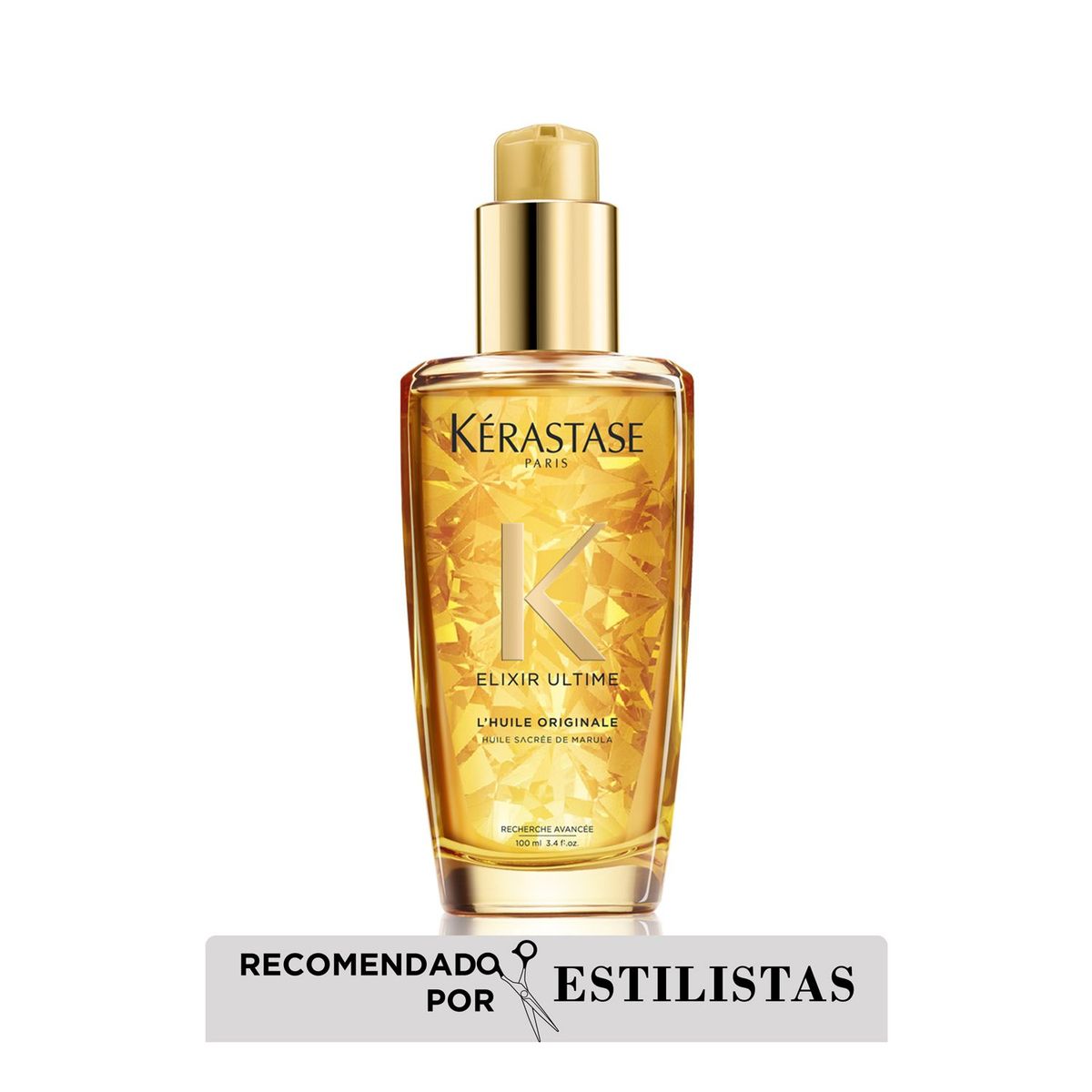 KERASTASE - Aceite Kérastase Elixir Ultime L'Huile Original aporta brillo 100ml 