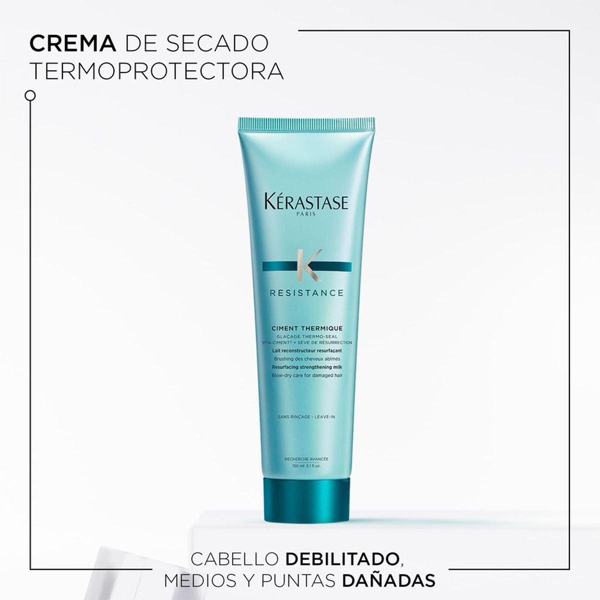 KERASTASE - Termoprotector Kérastase Résistance Ciment Thermique cabello dañado 150ml