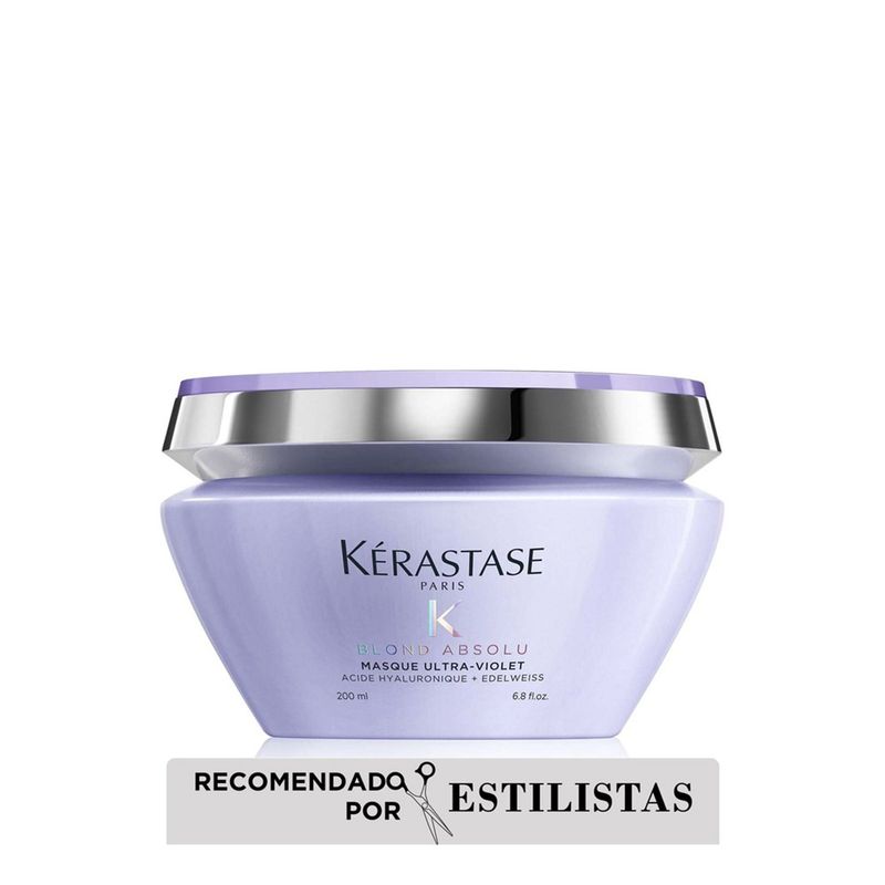 KERASTASE - Mascarilla Kérastase Blond Absolu Ultra Violet neutraliza rubios 200ml 