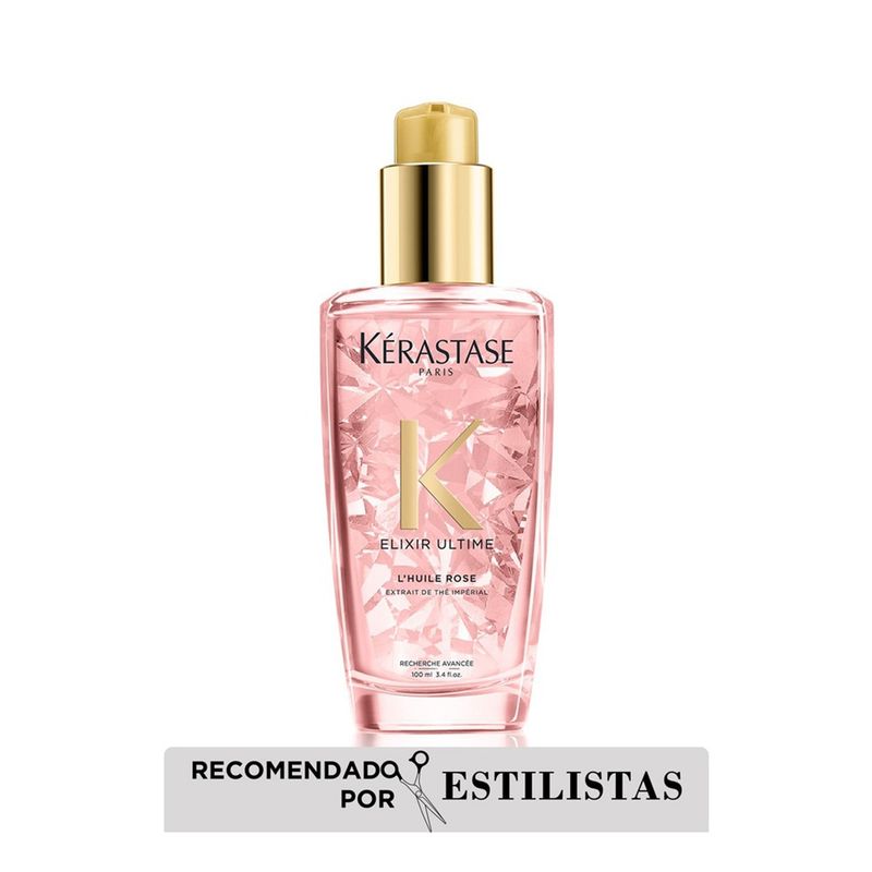 KERASTASE - Aceite Kérastase Elixir Ultime Ultime Rose brillo cabello con color 100ml 