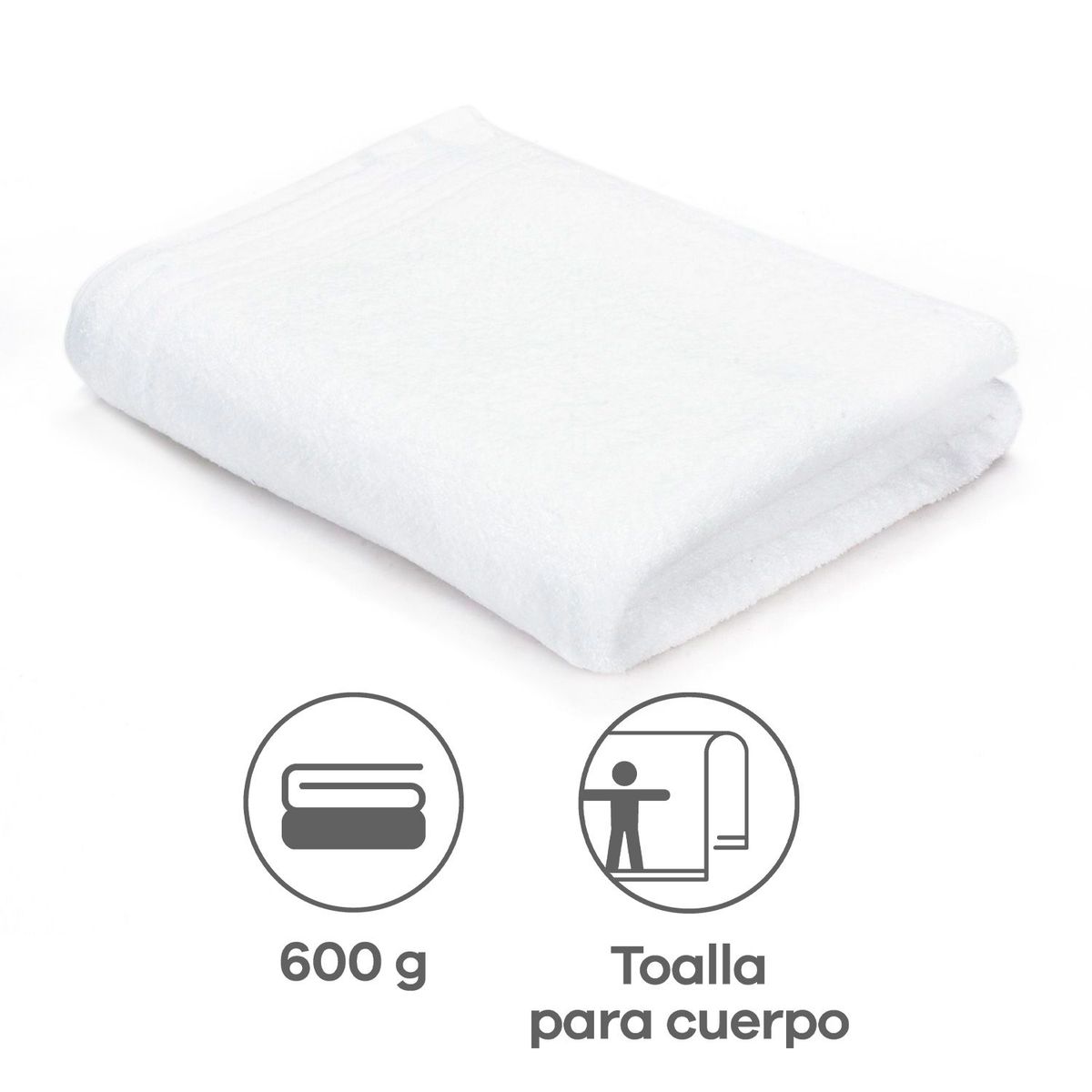 CANNON - Toalla de Cuerpo 600 g Hotel 78 x 160 cm