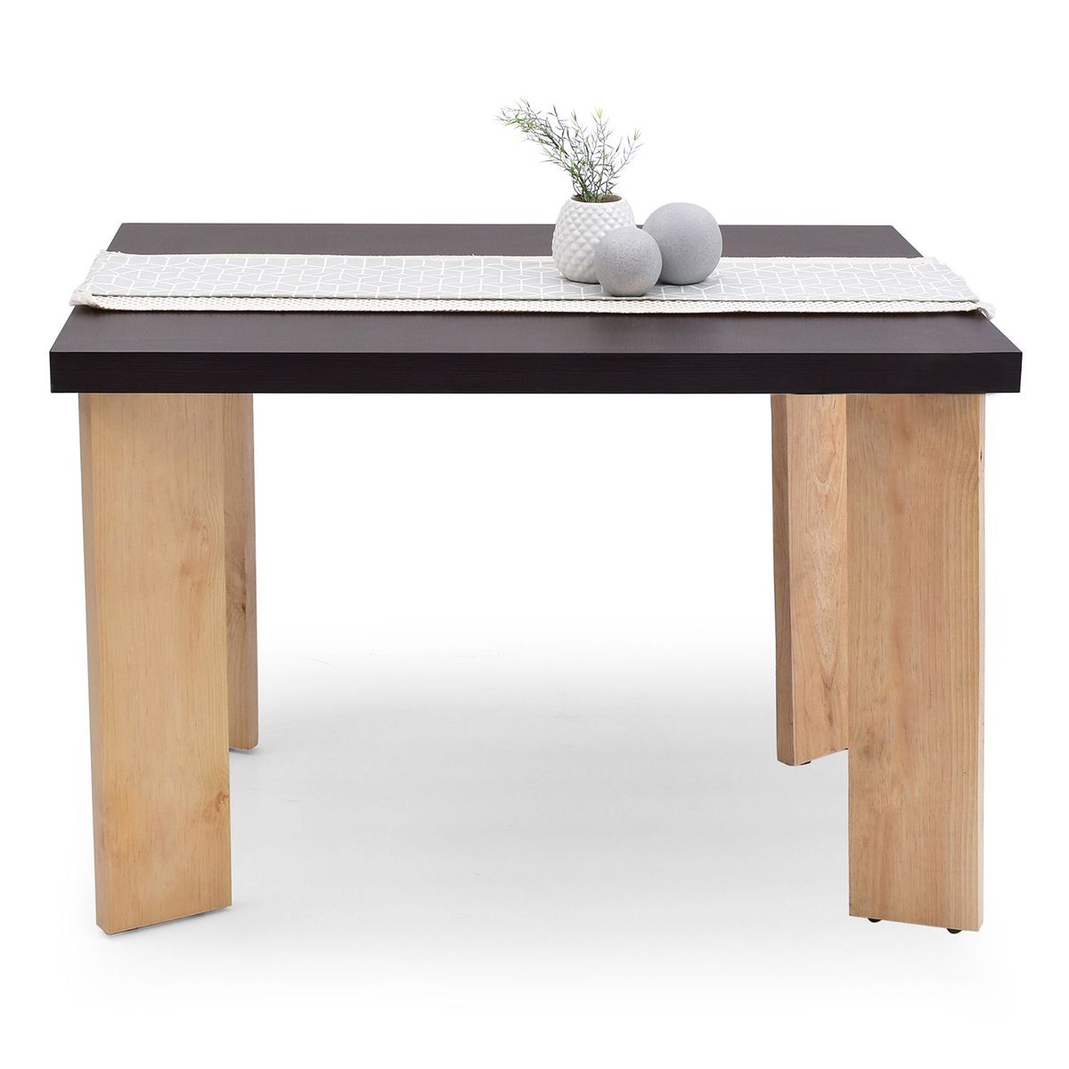 MICA - Mesa de Comedor Moderna para 4 personas en Aglomerado MDP Rectangular Mica