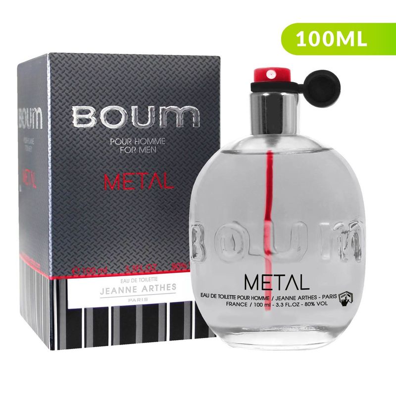 JEANNE ARTHES - Perfume Hombre Jeanne Arthes Boum Homme Metal 100ml EDT 