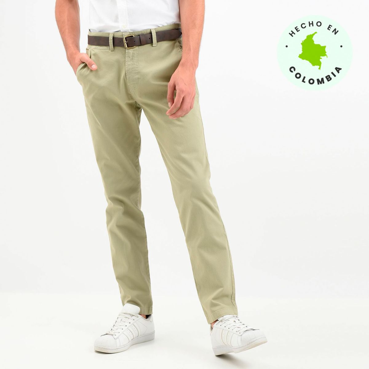 BASEMENT - Pantalón de drill para Hombre Slim Basement