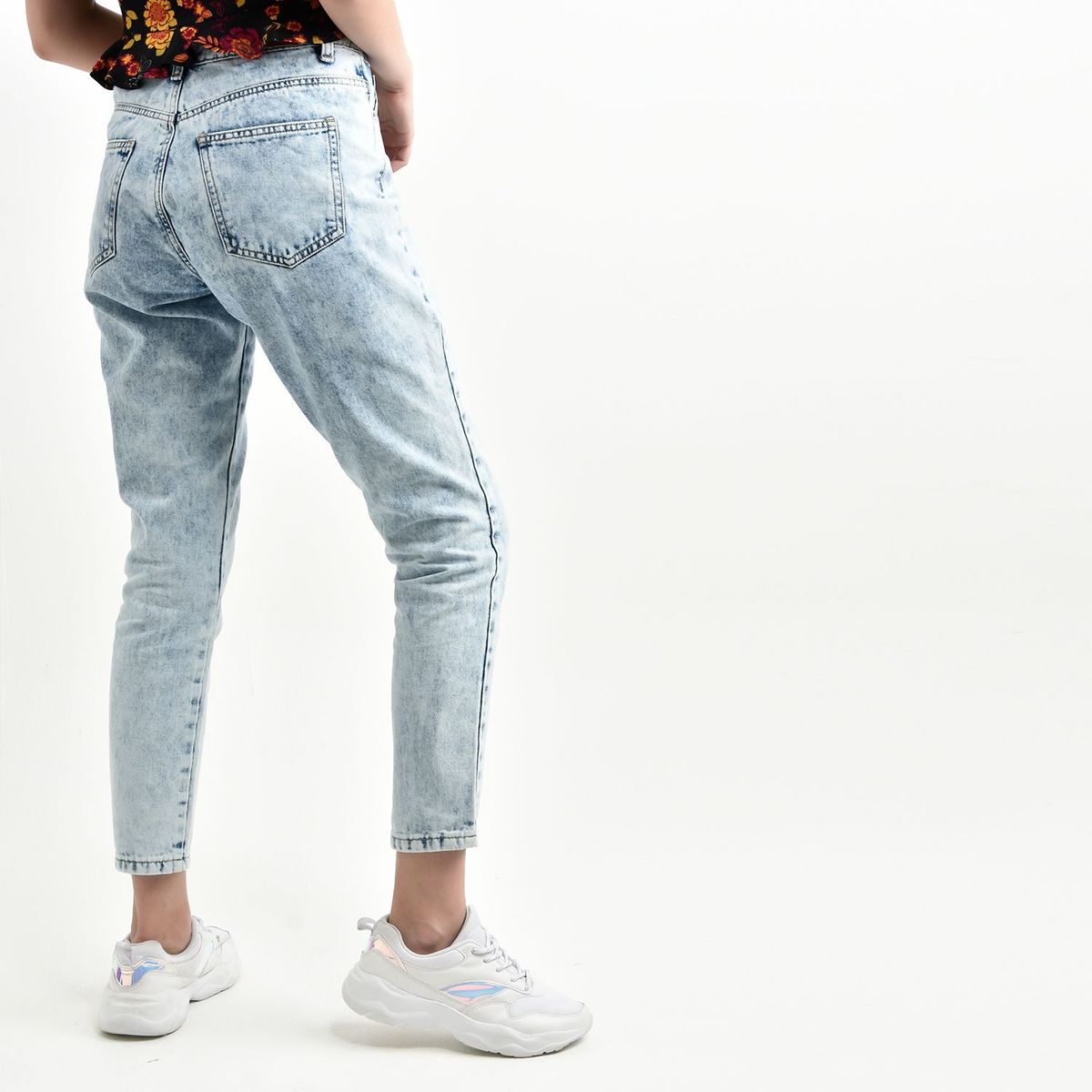 SYBILLA - Jean Mom Fit Mujer Sybilla