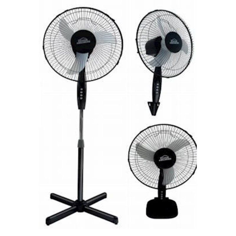 HOME ELEMENTS - Ventilador Home Elements 3 en 1 de 16" negro