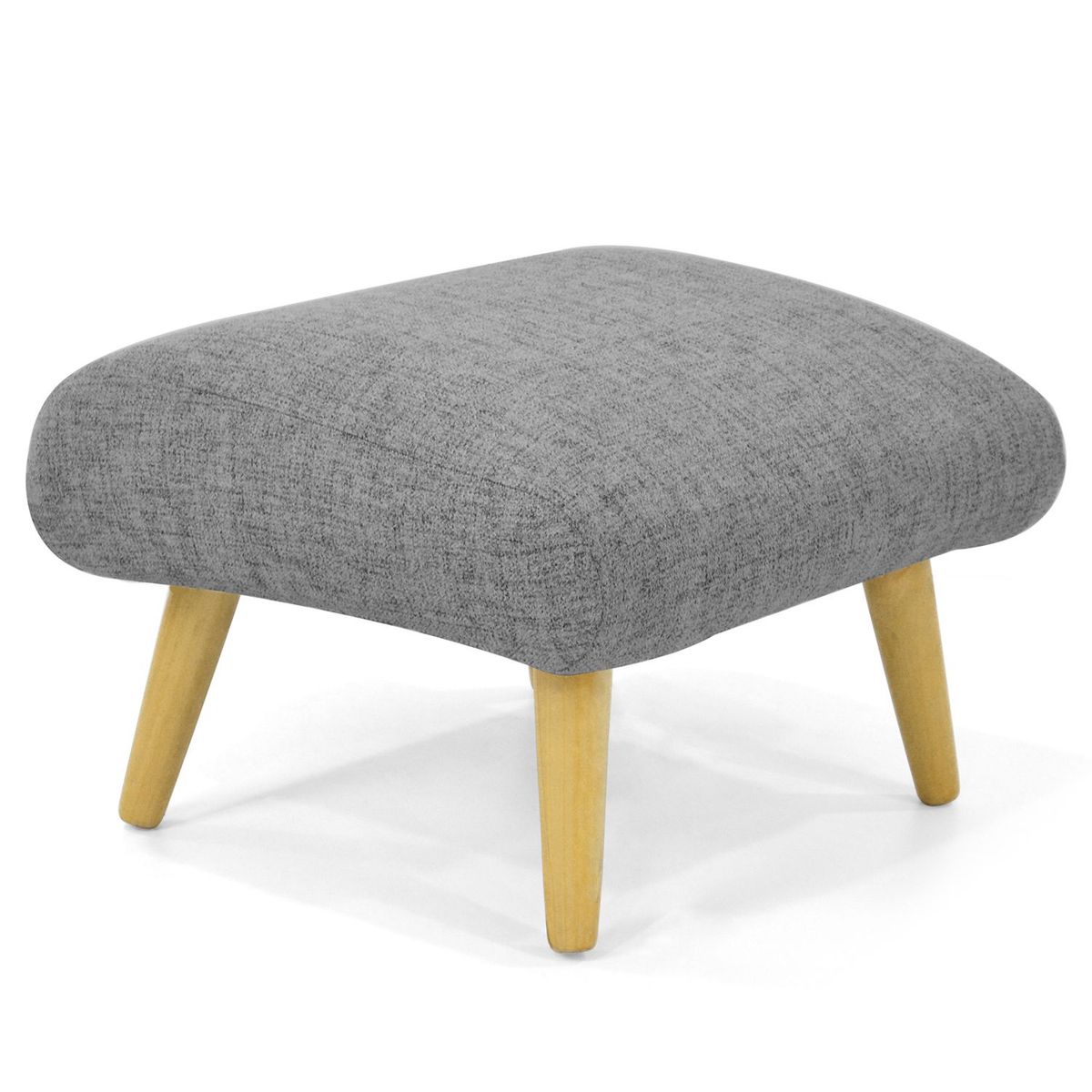 MICA - Puff Colima Acero en Tela