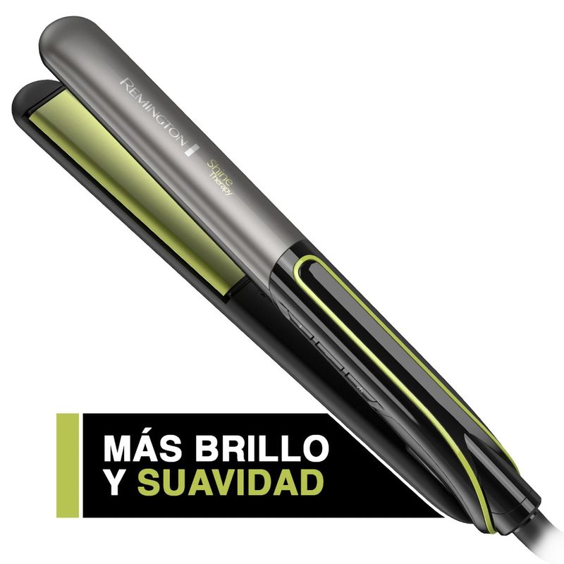 REMINGTON - Plancha para cabello Remington Aguacate Macadamia, plancha alisadora para el pelo con placas en cerámica