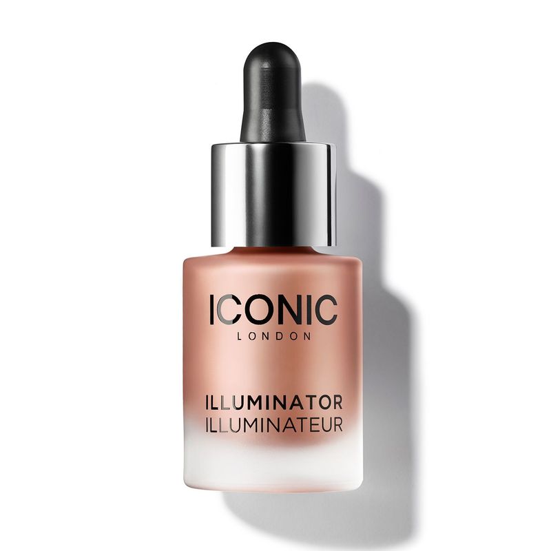 ICONIC LONDON - Iluminador de rostro Líquido Blush Peachy Rose Gold Iconic 13.5 ml