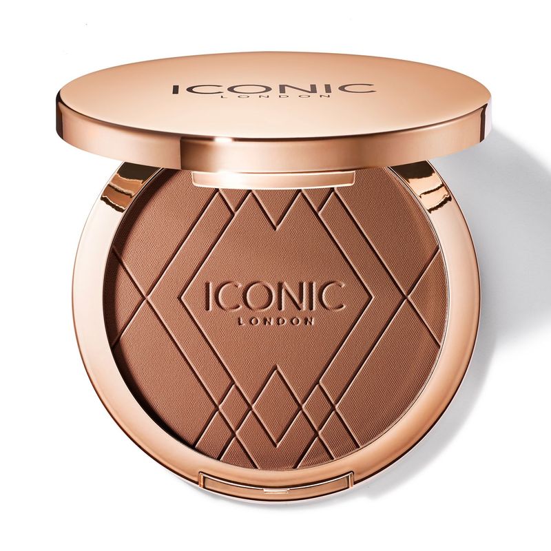 ICONIC LONDON - Polvos Compactos Ultimate Bronzing Powder Deep Bronze Iconic 17 g