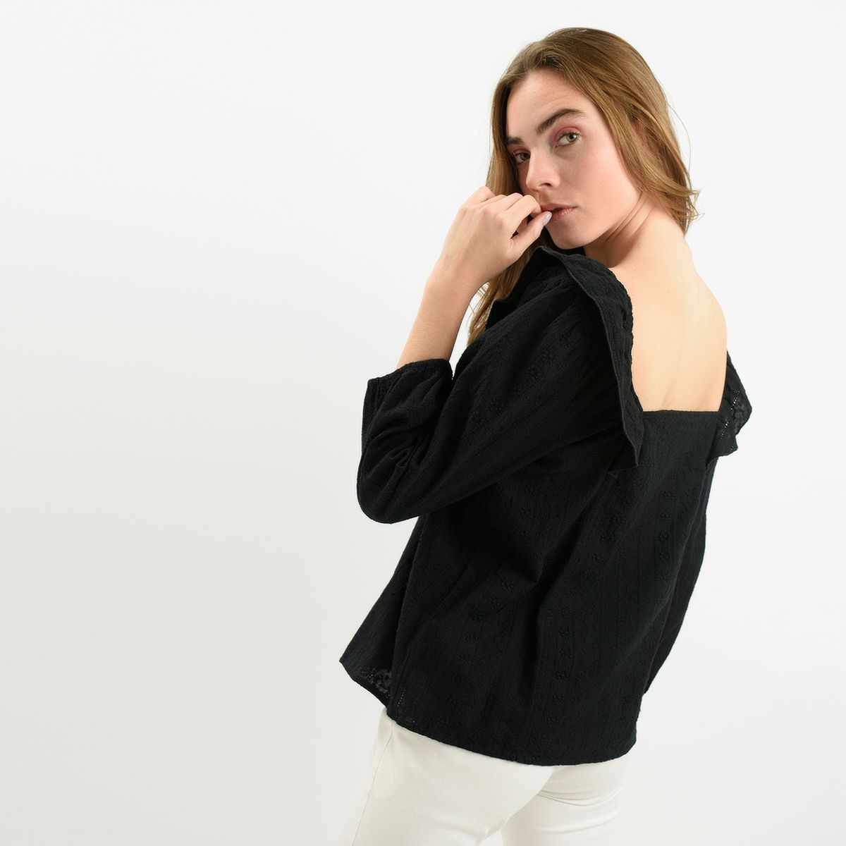 NAF NAF - Camisa Mujer Manga 3/4 Naf Naf