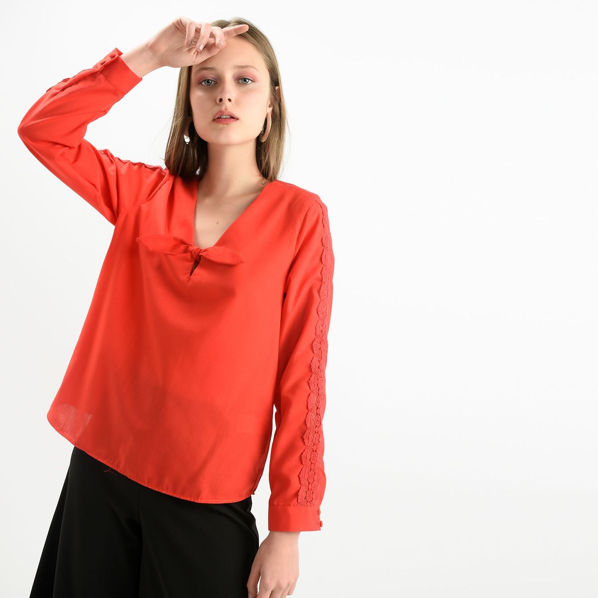 NAF NAF - Camisa Mujer Manga Larga Naf Naf