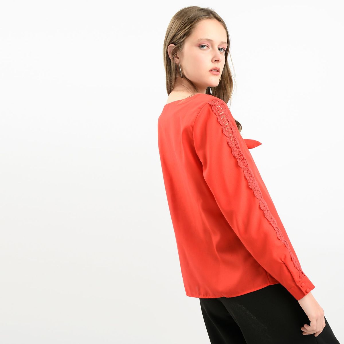 NAF NAF - Camisa Mujer Manga Larga Naf Naf