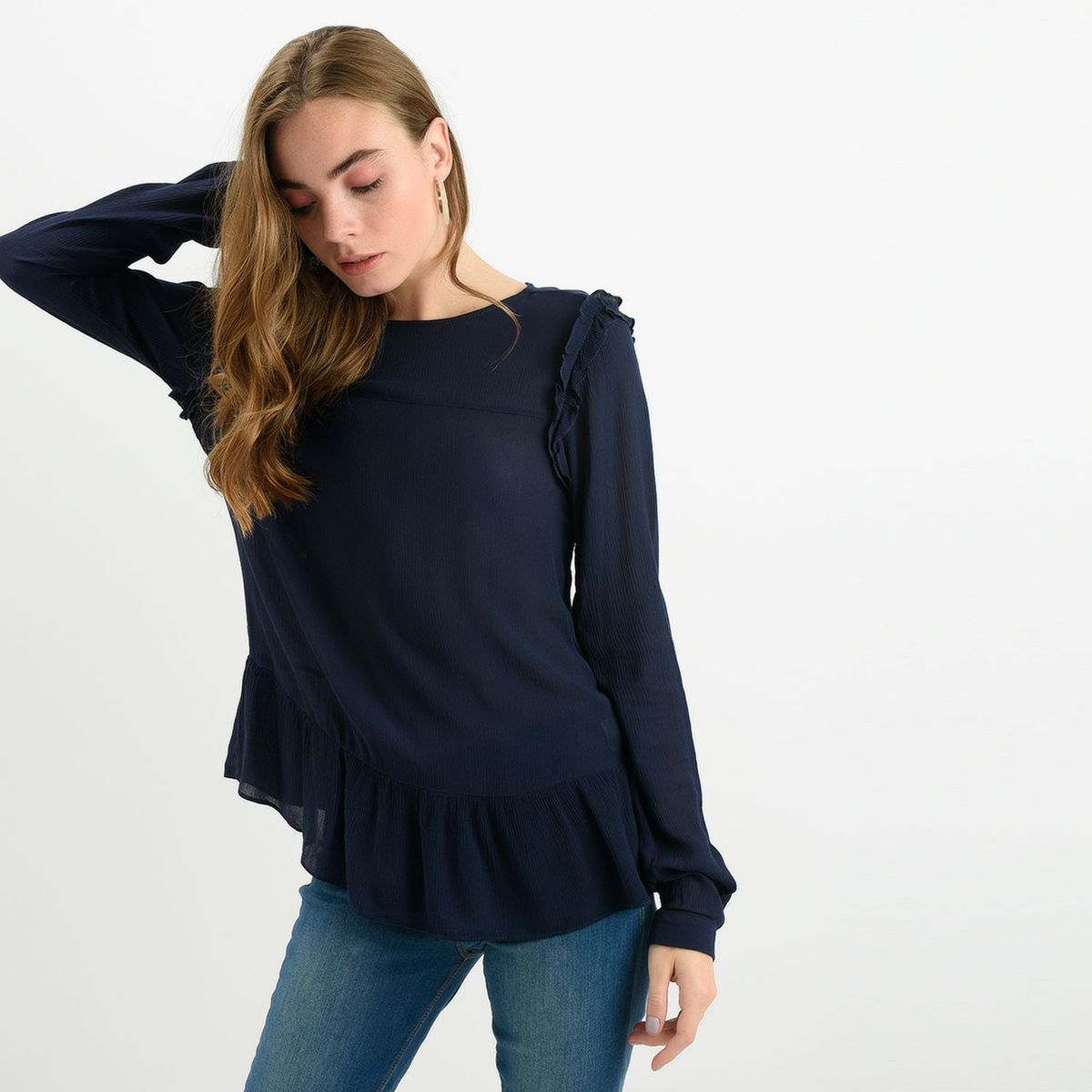 NAF NAF - Camisa Mujer Manga Larga Naf Naf