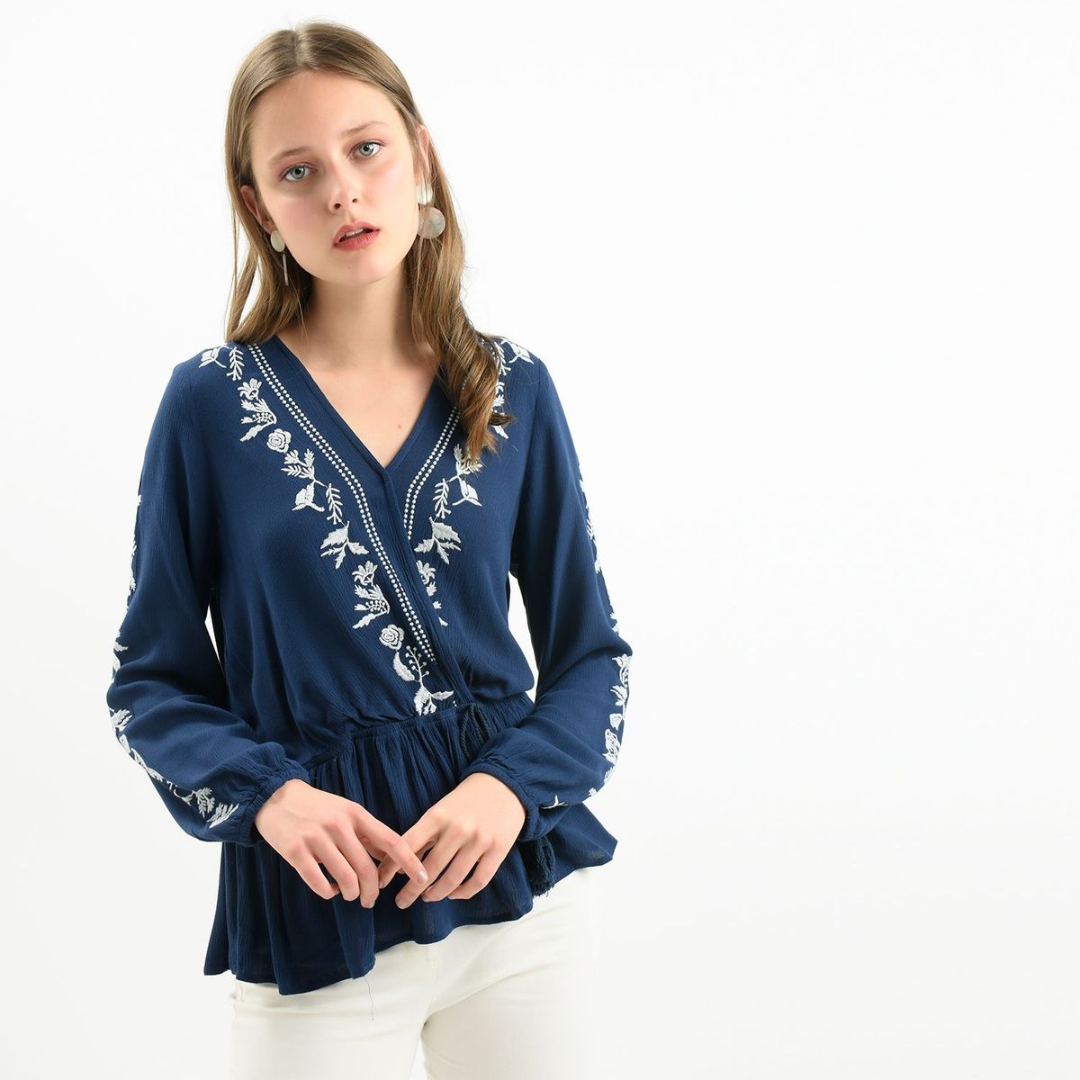 NAF NAF - Camisa Mujer Manga Larga Naf Naf