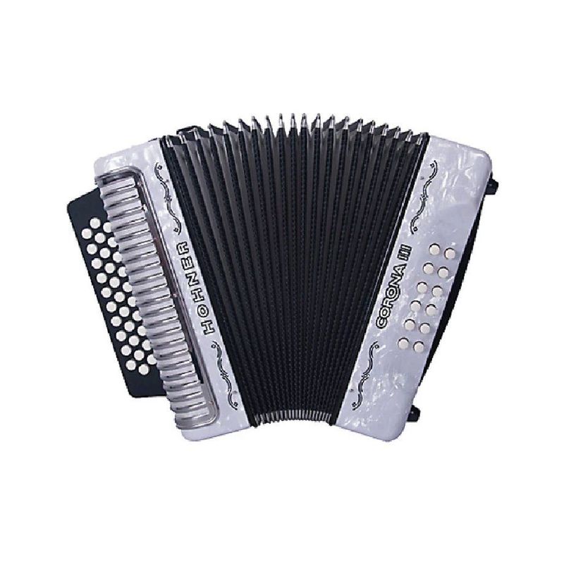 Hohner - Acordeón corona iii blanco - adg - hohnerHohner
