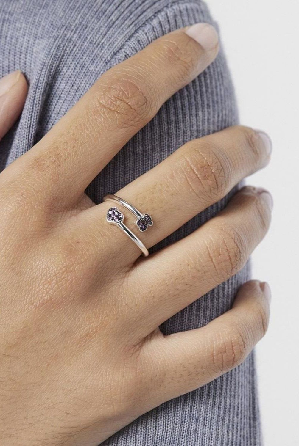 TOUS - Anillo Tous Para Mujer Motif kaos Icon Plata 