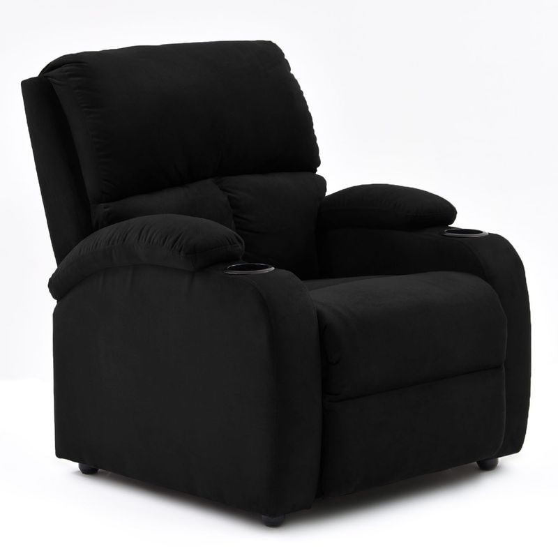 MICA - Silla Reclinable Moderna 1 Puesto Microfibra Push Arm New Rest 82 x 92 x  95 cm Mica - Mueble