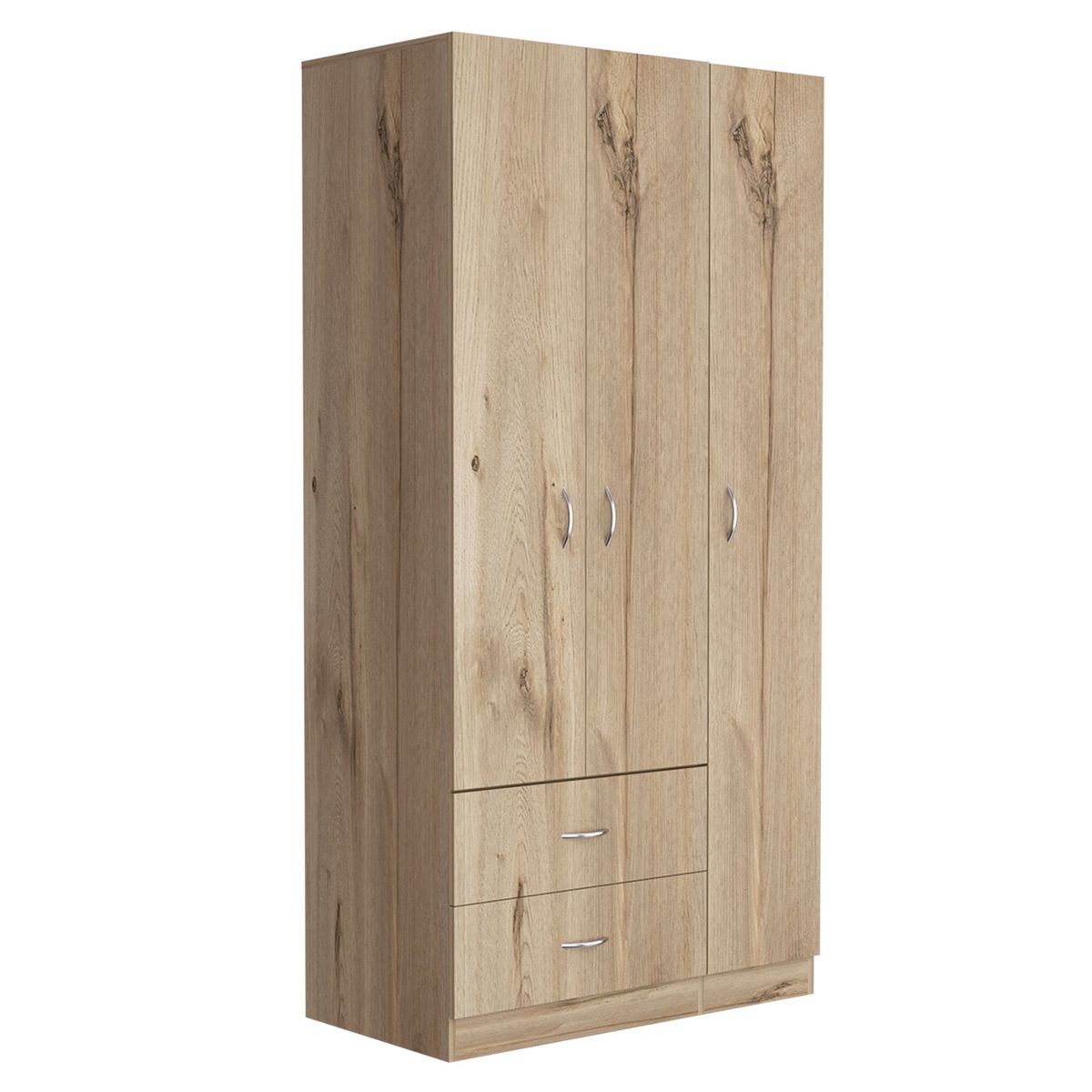 RTA MUEBLES - Closet Moderno en Aglomerado MDP 3 Puertas 2 Cajones 180 x 90 x 47 cm RTA Design  - Mueble