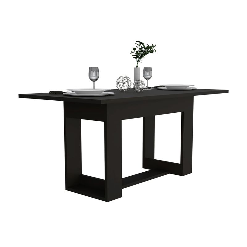 RTA MUEBLES - Mesa de Comedor Moderna para 4 Personas en Aglomerado MDP Rectangular RTA Muebles