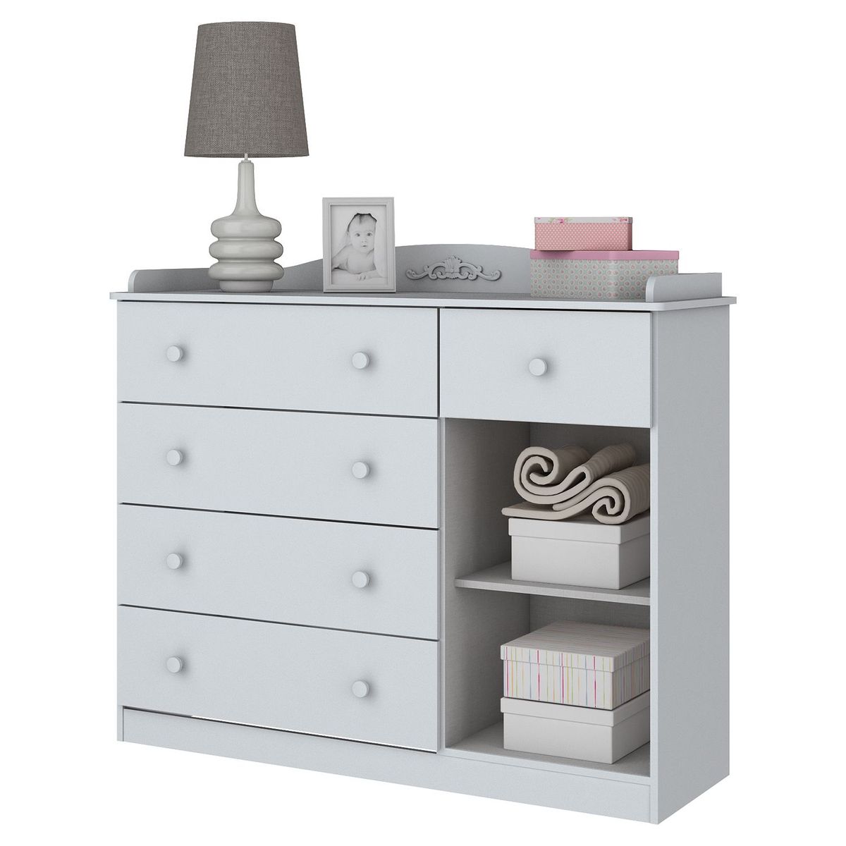 MICA KIDS - Cómoda infantil Aglomerado MDF 12 x 111 x 47.5 cm