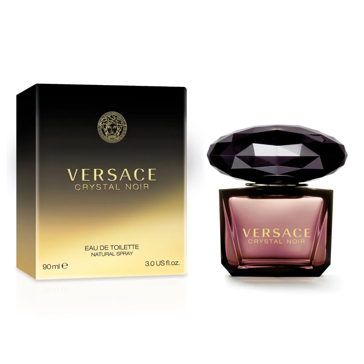 VERSACE - Perfume Versace Crystal Noir Mujer 90 ml Eau de toilette 