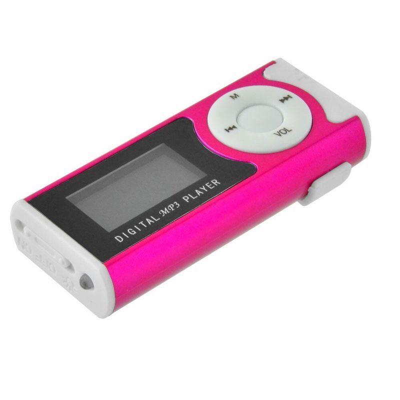 DANKI - Reproductor Mp3 Digital Pantalla Lcd Micro Sd Clip