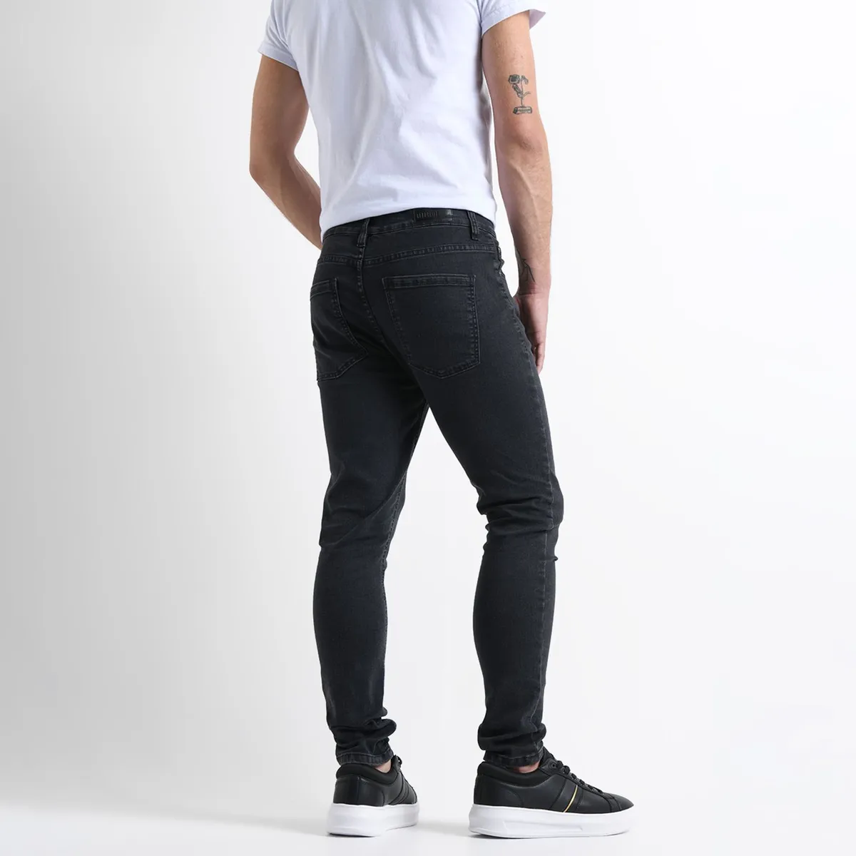 BEARCLIFF - Jean 5 Bolsillos Hombre Skinny de Algodón Largo 32 Bearcliff