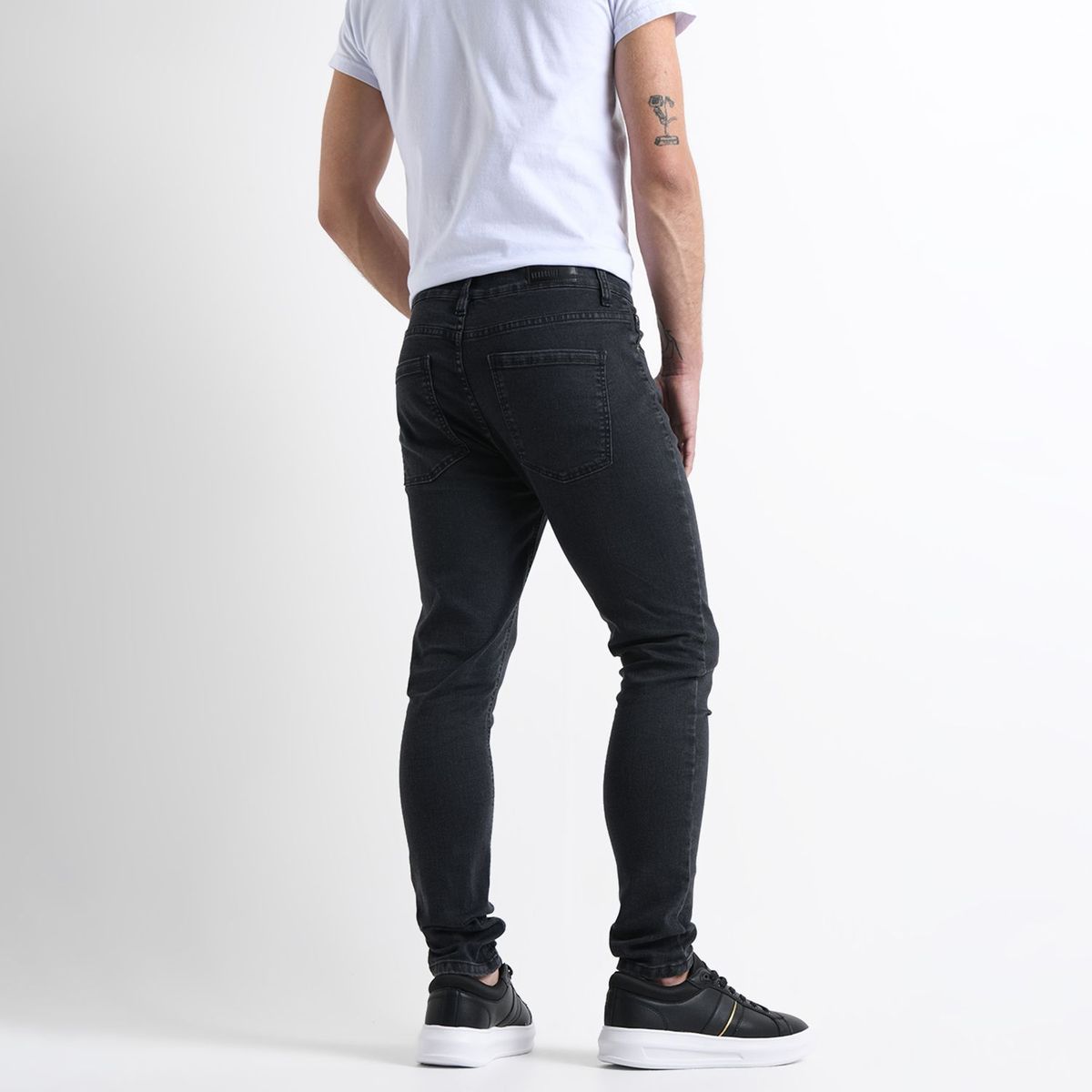 BEARCLIFF - Jean 5 Bolsillos Hombre Skinny de Algodón Largo 32 Bearcliff