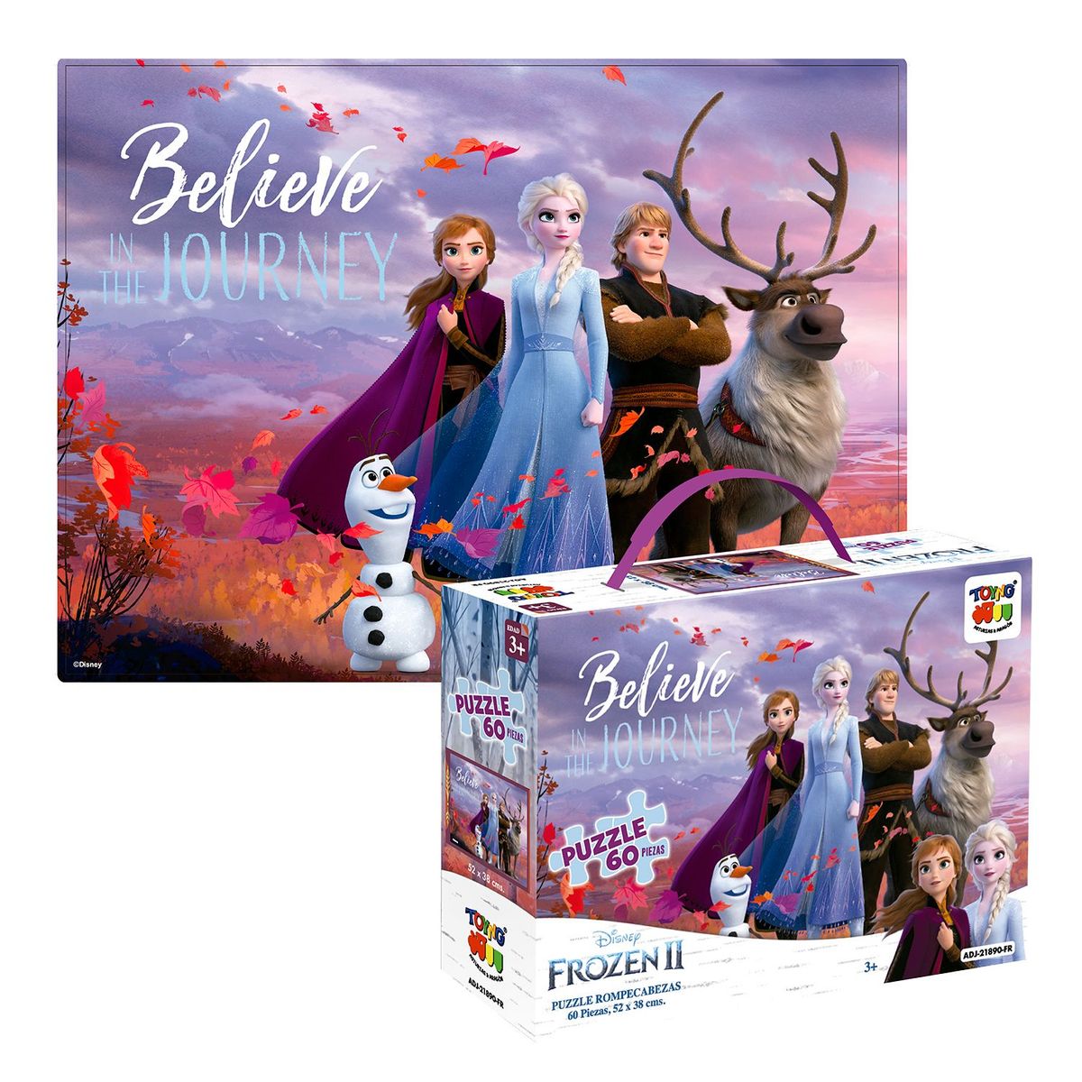 DISNEY - Rompecabezas Frozen 60 Piezas 